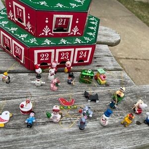 1993 “Toys To Grow On” Christmas Ornaments Countdown Advent Calendar Complete